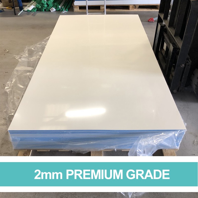 2mm Hygienic Wall Cladding Sheet Solid Pvc