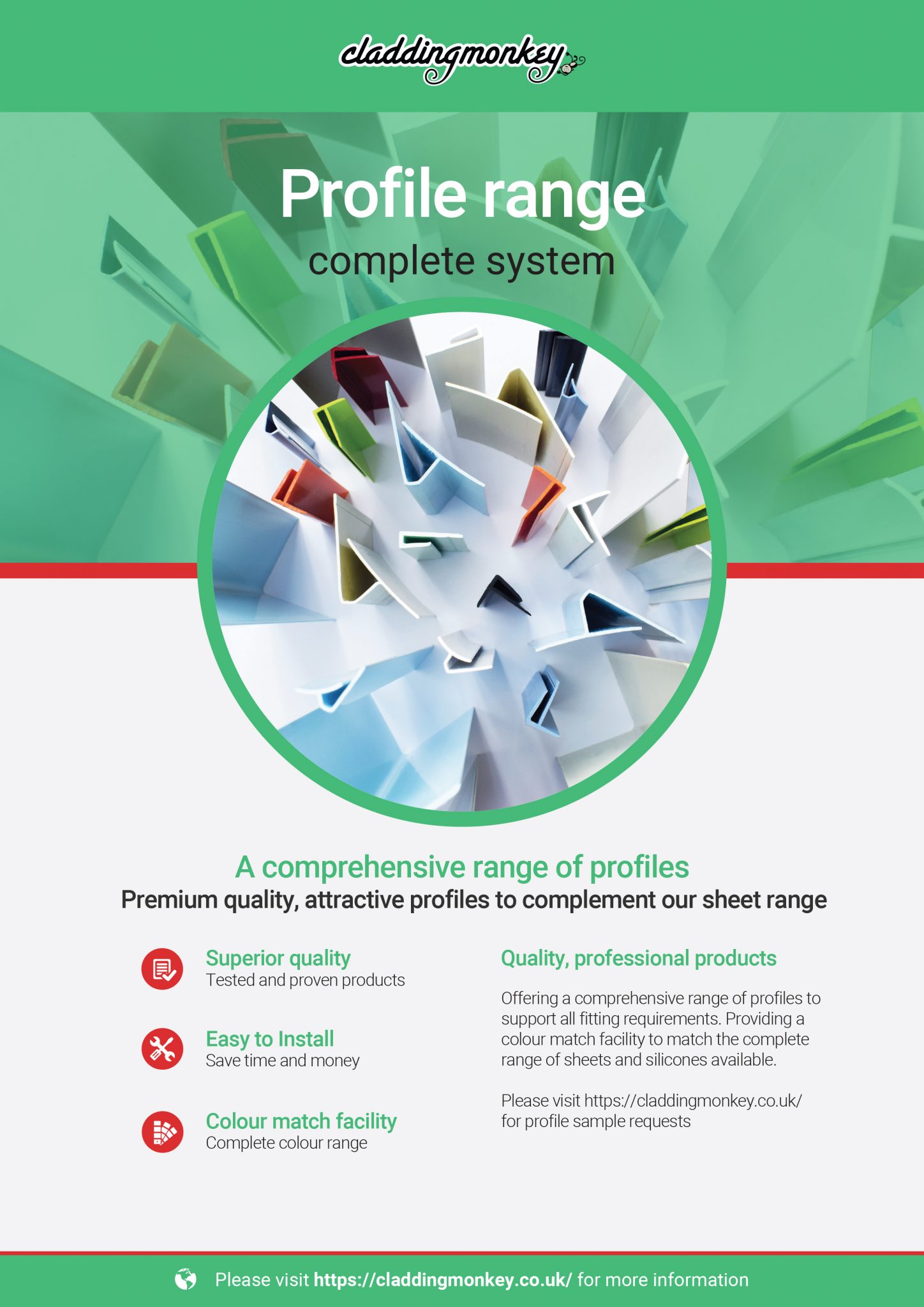 Cladding Monkey Satins Pebble 2.5mm Cladding Monkey